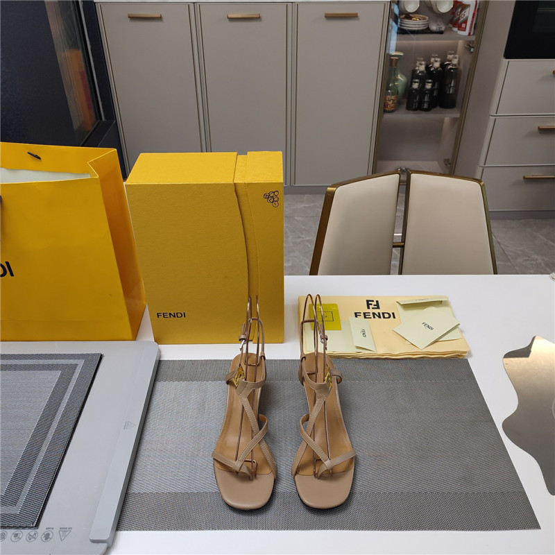 F**di ffold 55mm leather sandals