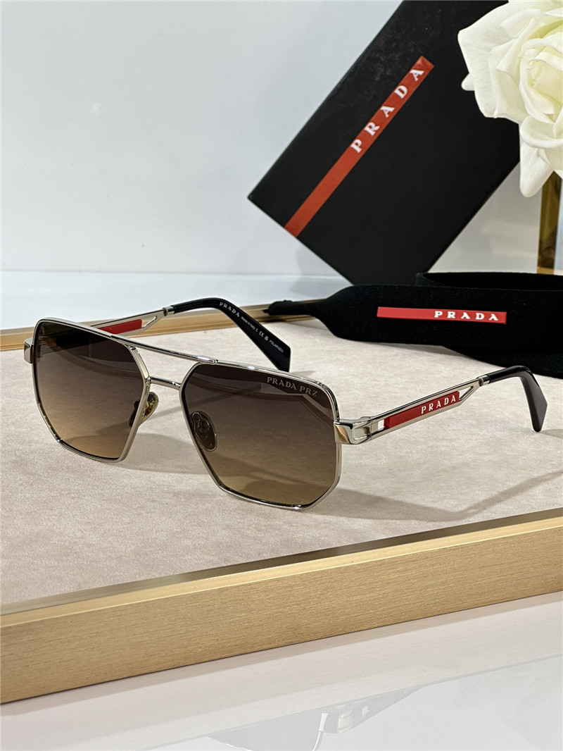 Pra*a classic red silicone logo series sunglasses