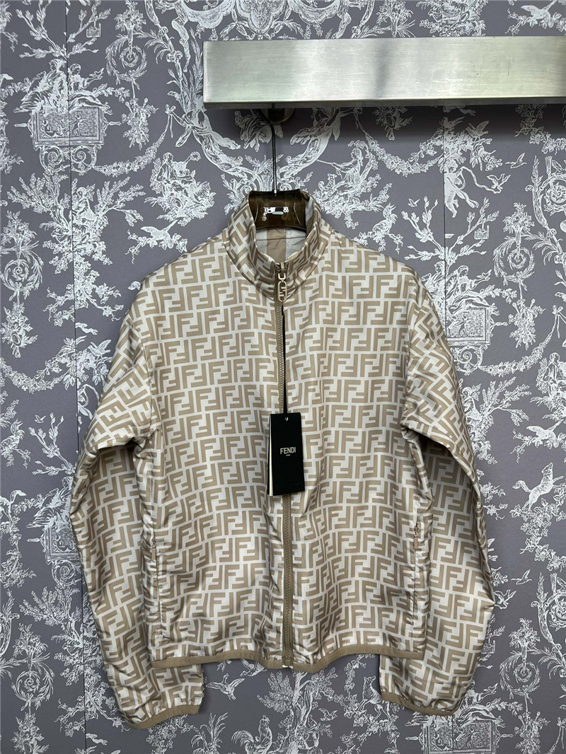 F**di new zipper windbreaker replica clothes