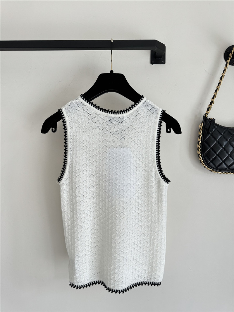 Ch**el crochet vest cheap replica designer clothes