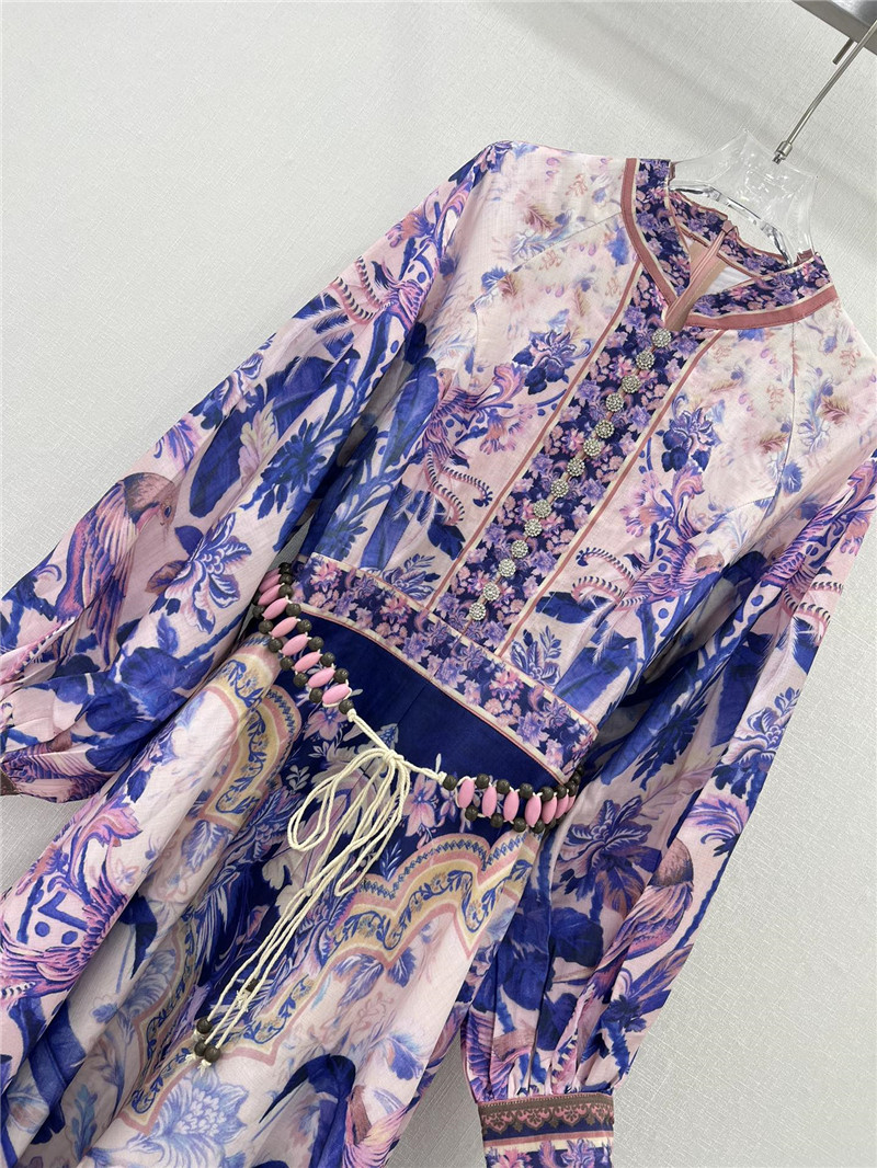 zimm printed dress cheap replica designer clothes