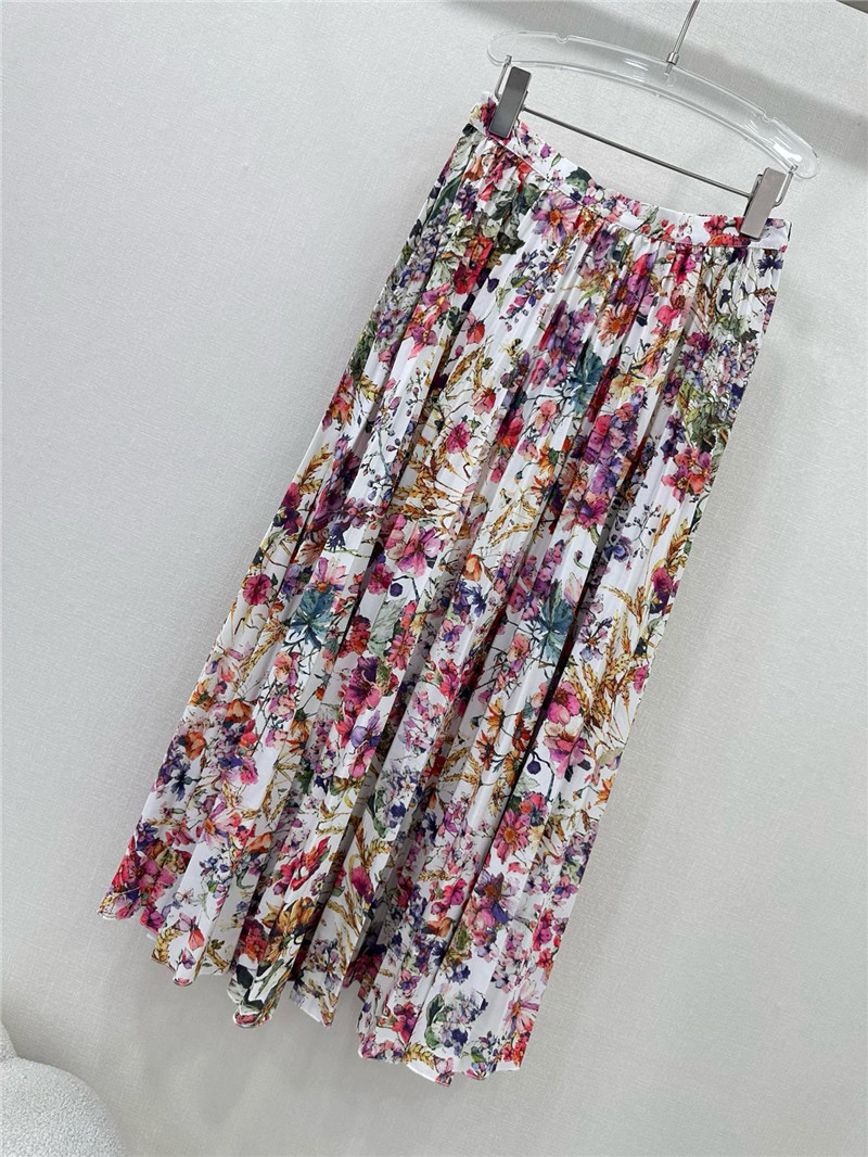 D10r pleated long skirt replica d&g clothing