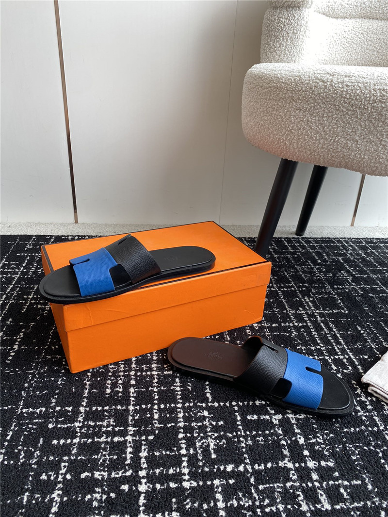 H**me5 izmir sandals black blue