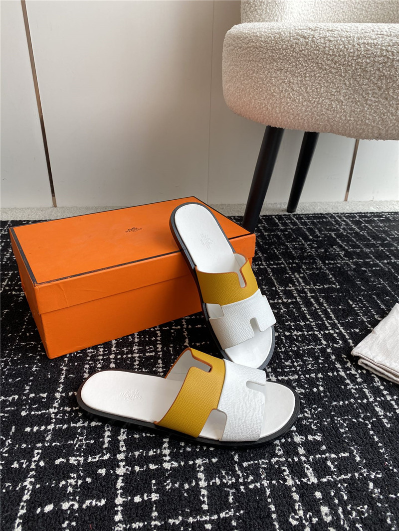 H**me5 izmir sandals yellow white