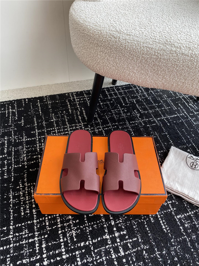 H**me5 izmir sandals burgundy