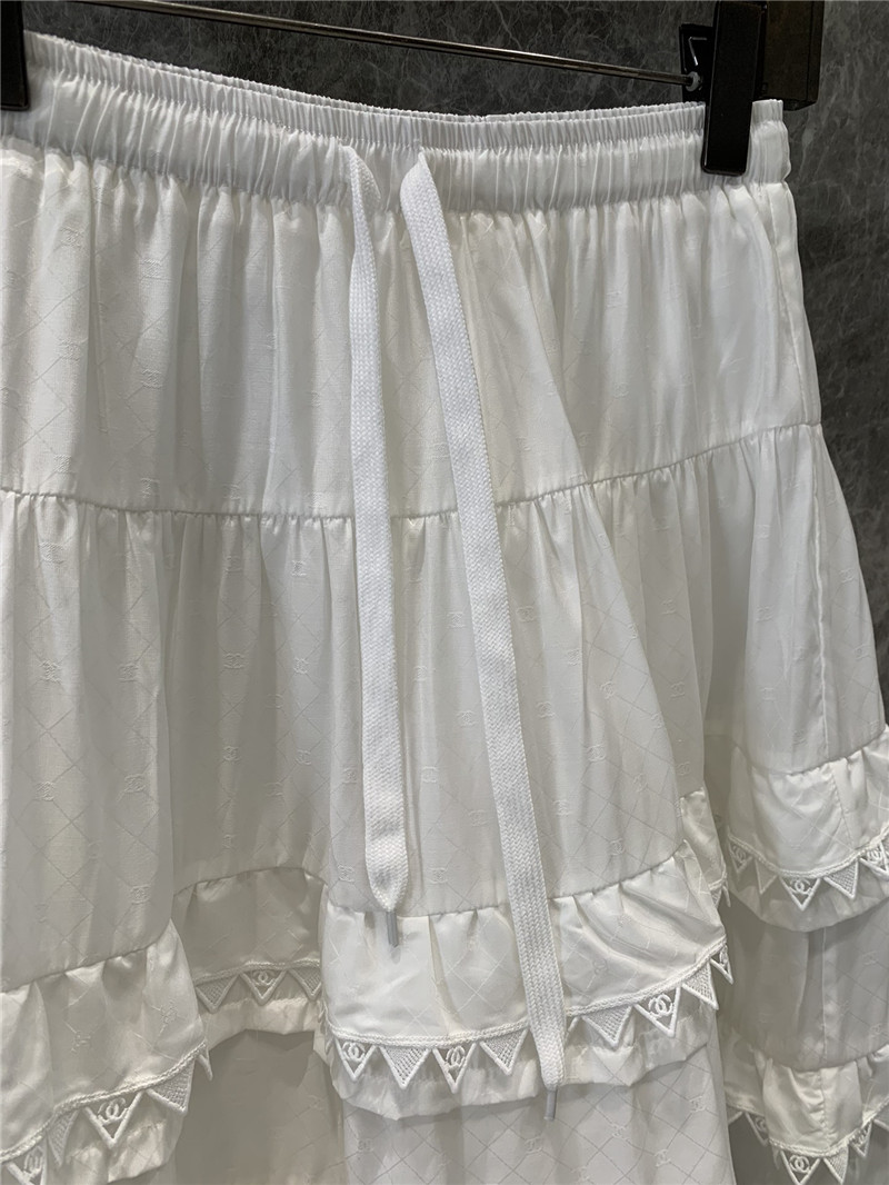 Ch**el embroidery patchwork puffy skirt replica clothes