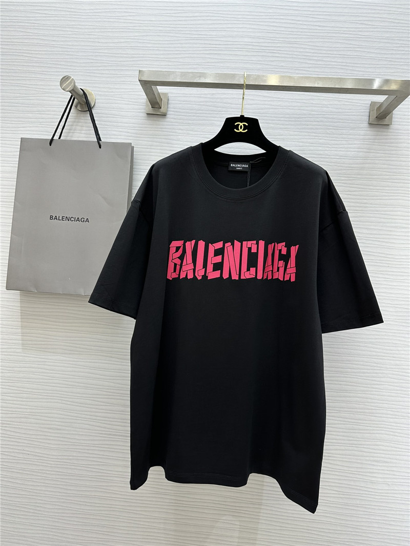 Ba1en*iaga printed short-sleeved t-shirt replica clothes