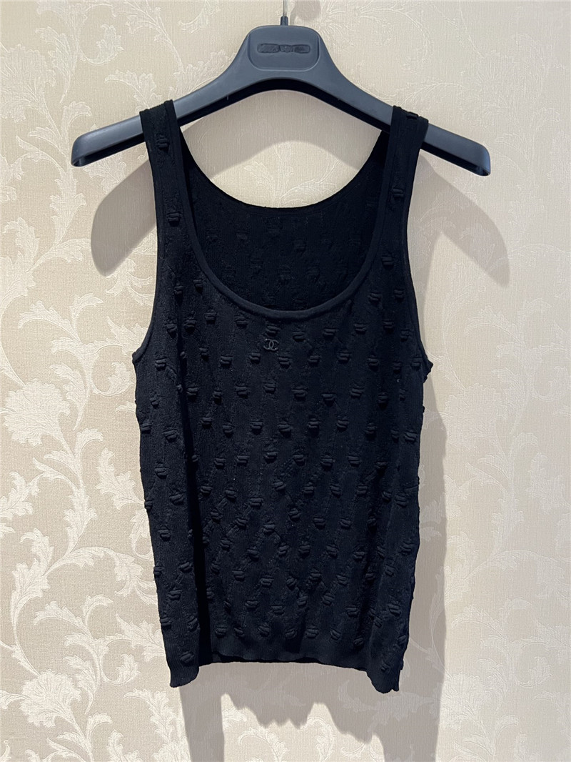 Ch**el knitted vest replica d&g clothing