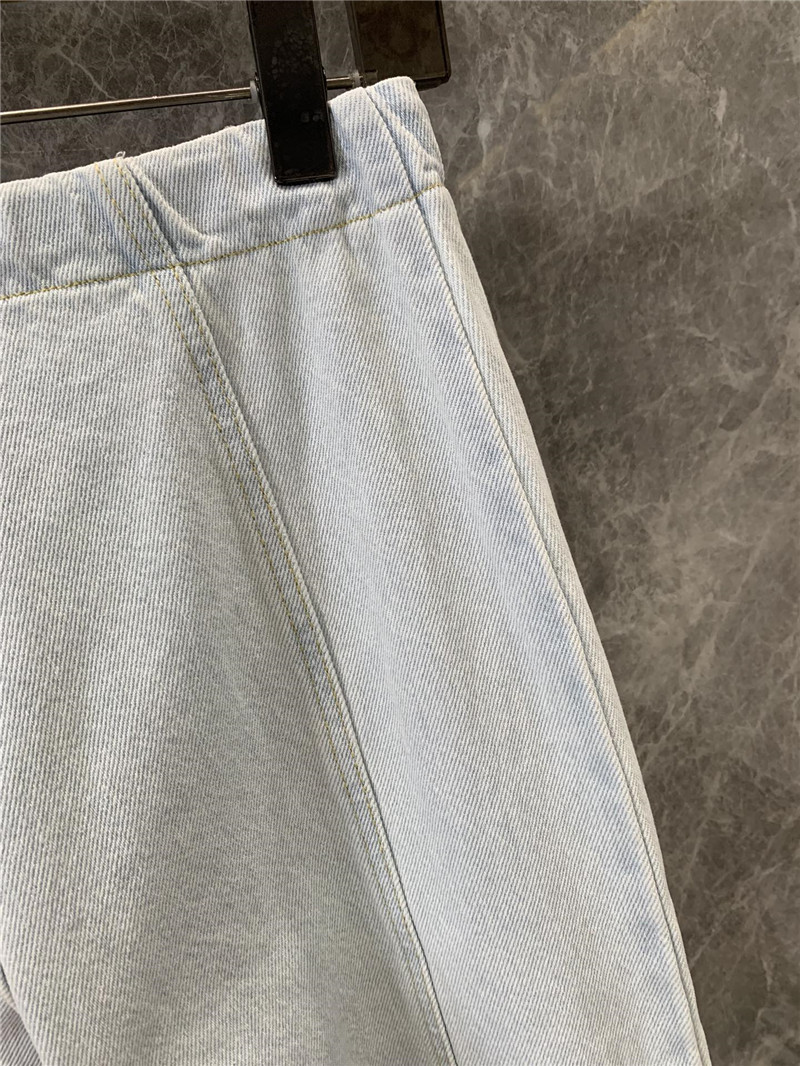 D10r three breasted denim trousers replica clothing