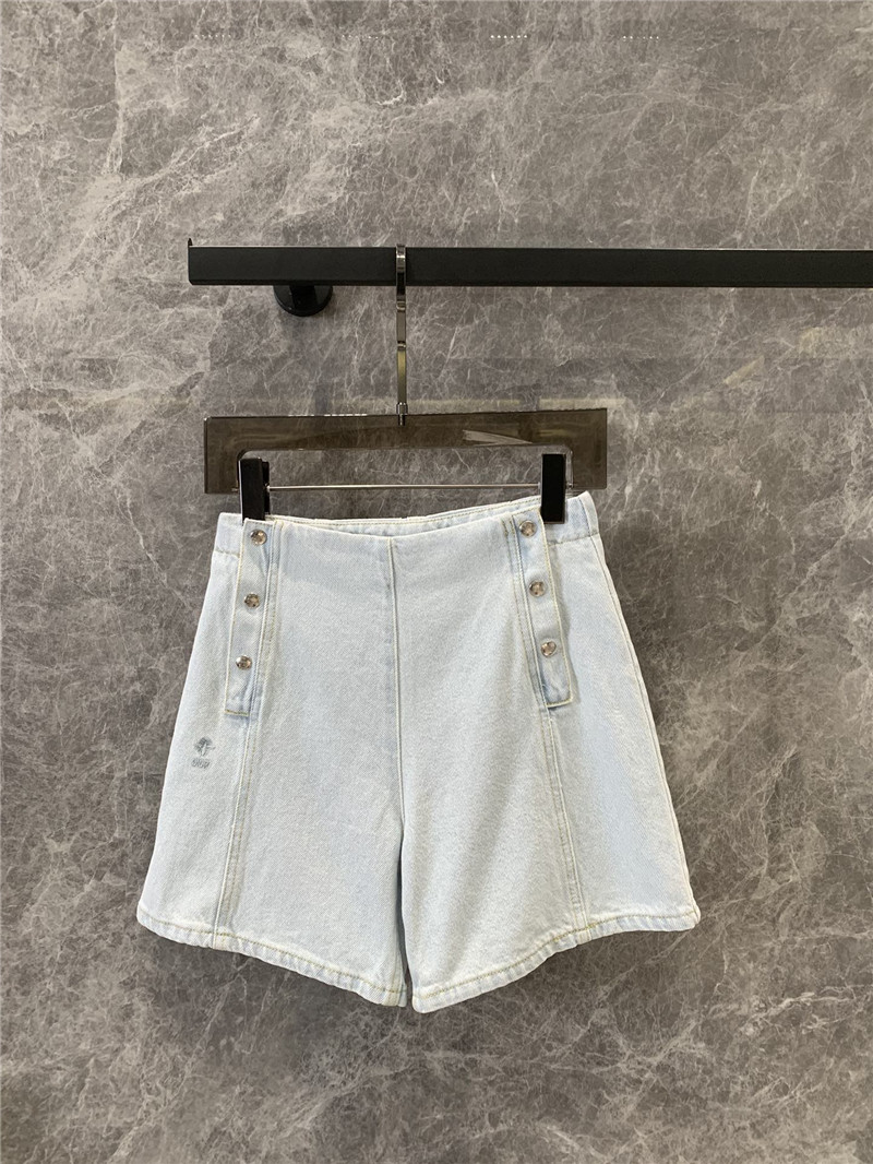 D10r double breasted denim shorts replica d&g clothing