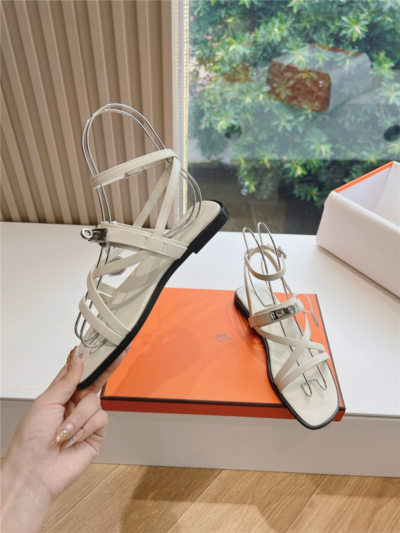 H**me5 june sandals white