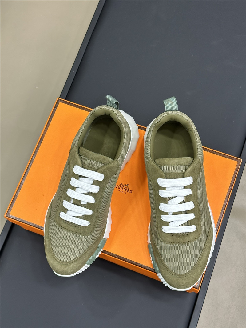 H**me5 army green bouncing sneakers for women