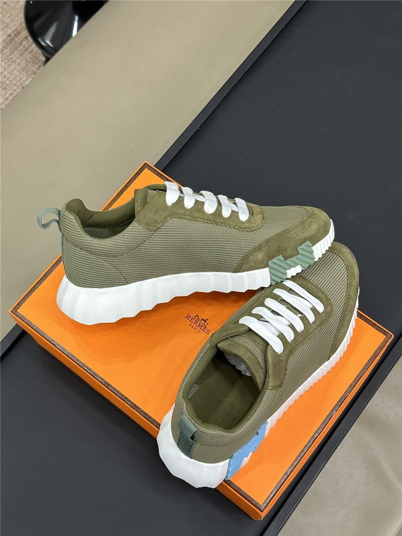 H**me5 army green bouncing sneakers for women