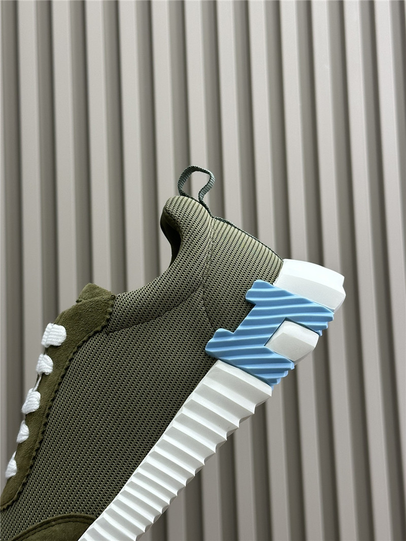 H**me5 army green bouncing sneakers for women