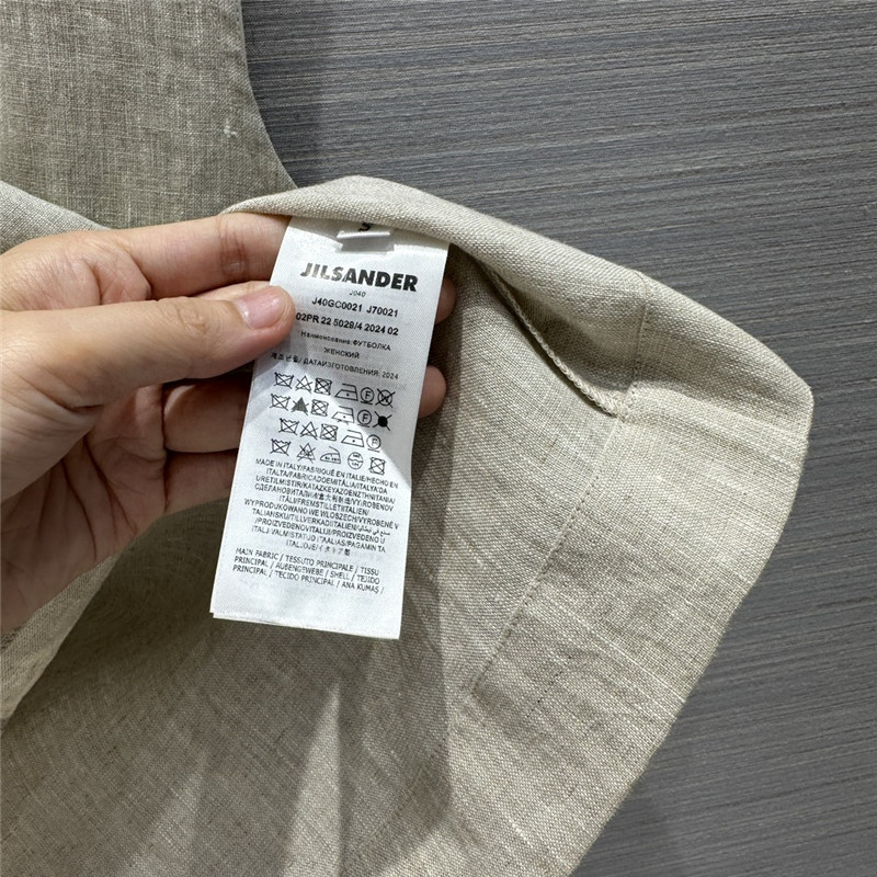 jil sander minimalist cotton and linen suit replica clothing sites