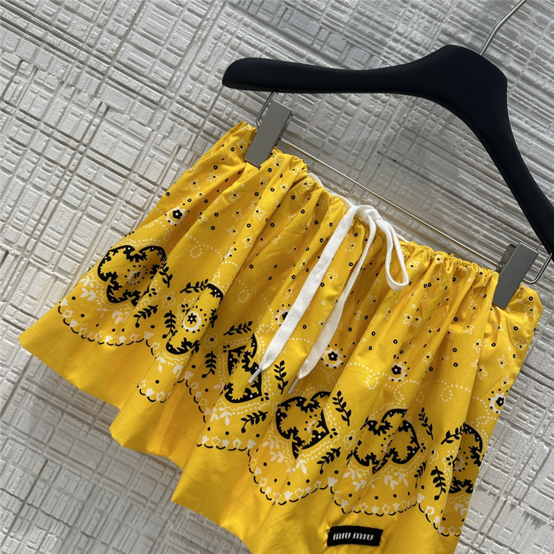 M1um1u backless camisole + miniskirt set replica clothing sites