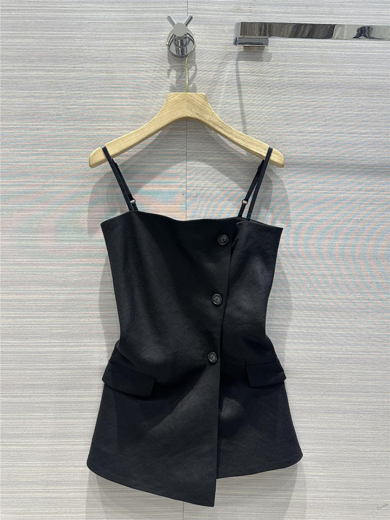 acne studios irregular hem design tube top camisole replica clothes