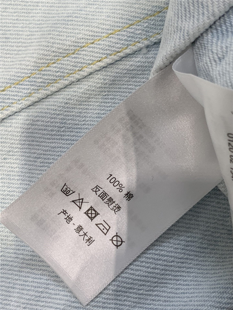 D10r double breasted denim shorts replicas clothes