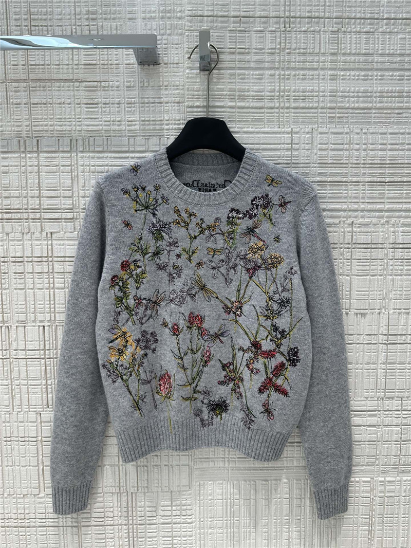 D10r herbarium knit sweater grey