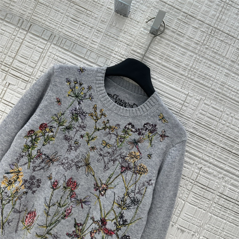 D10r herbarium knit sweater grey