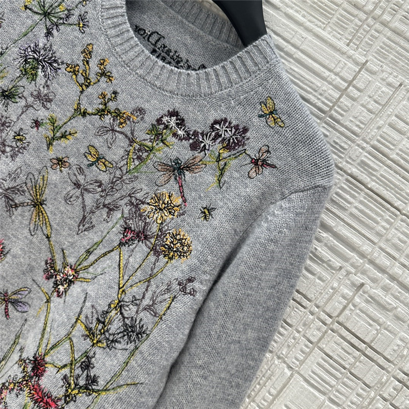 D10r herbarium knit sweater grey