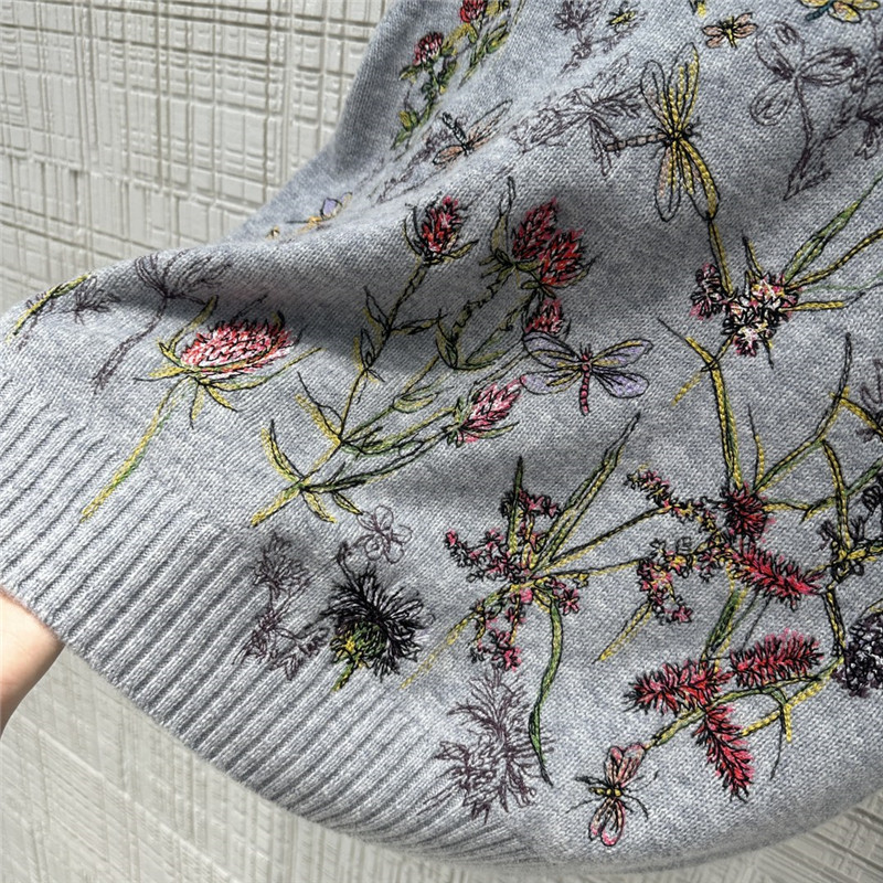 D10r herbarium knit sweater grey