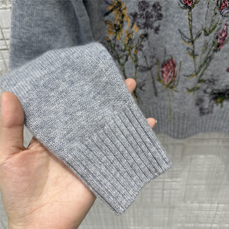 D10r herbarium knit sweater grey