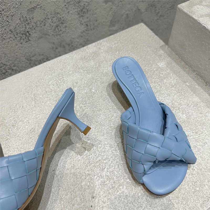 b0tt*ga Ven*ta blink twisted intrecciato leather mules