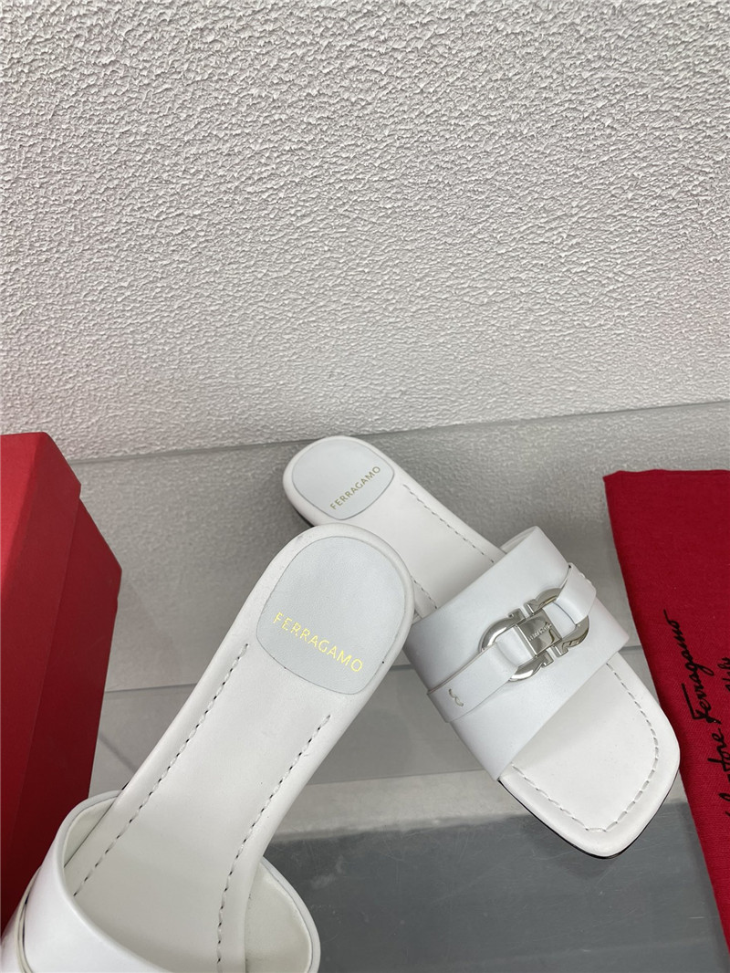 Salvatore Ferragamo flat slides replica shoes