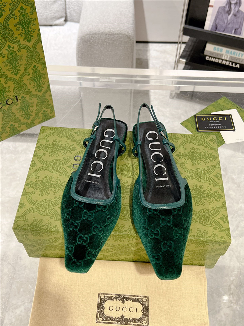 Gvc*1 velvet strappy sandals replica shoes