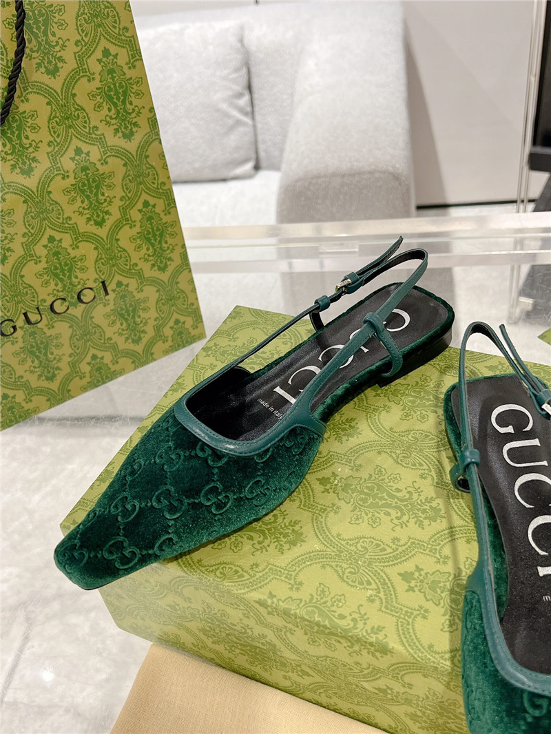 Gvc*1 velvet strappy sandals replica shoes