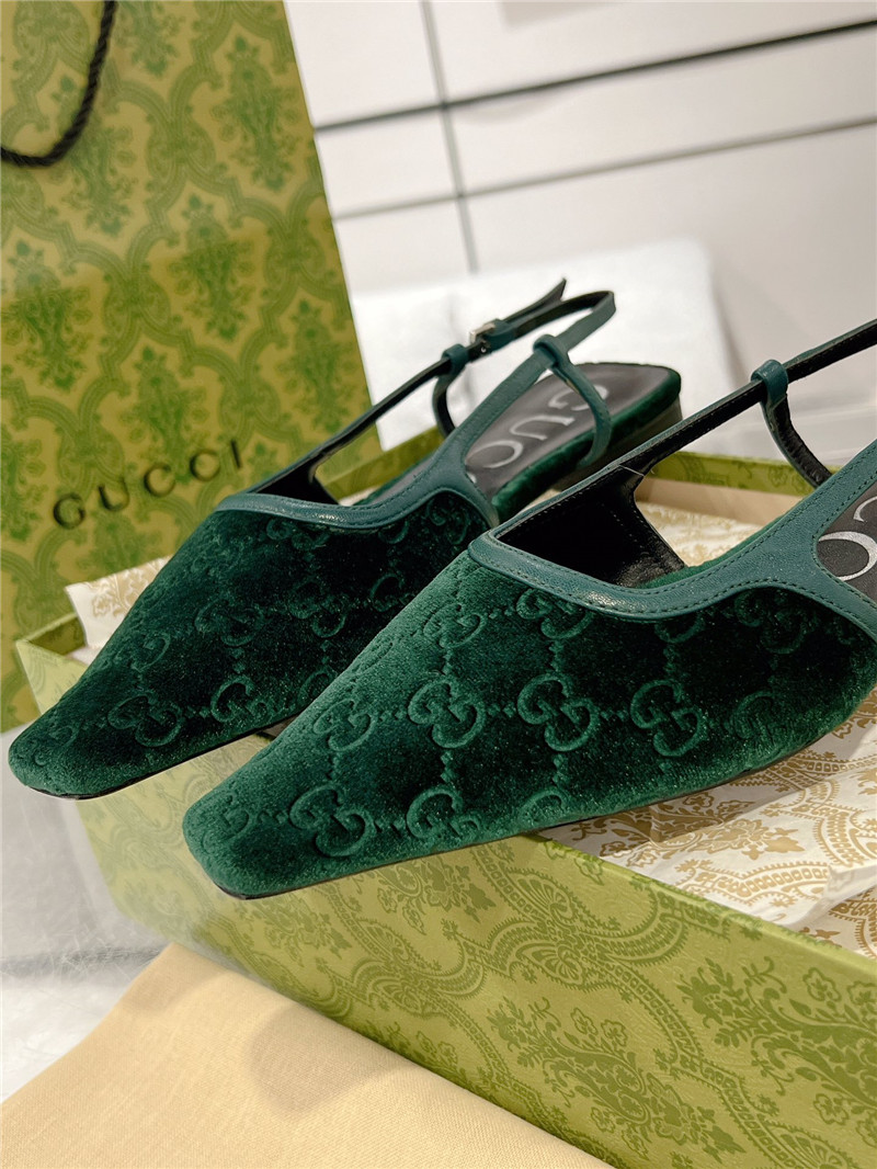 Gvc*1 velvet strappy sandals replica shoes
