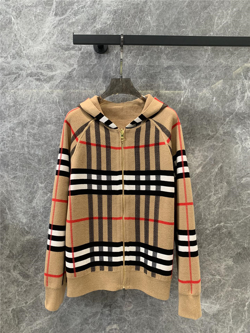 Bv*b*rry knitted hooded cardigan replica d&g clothing