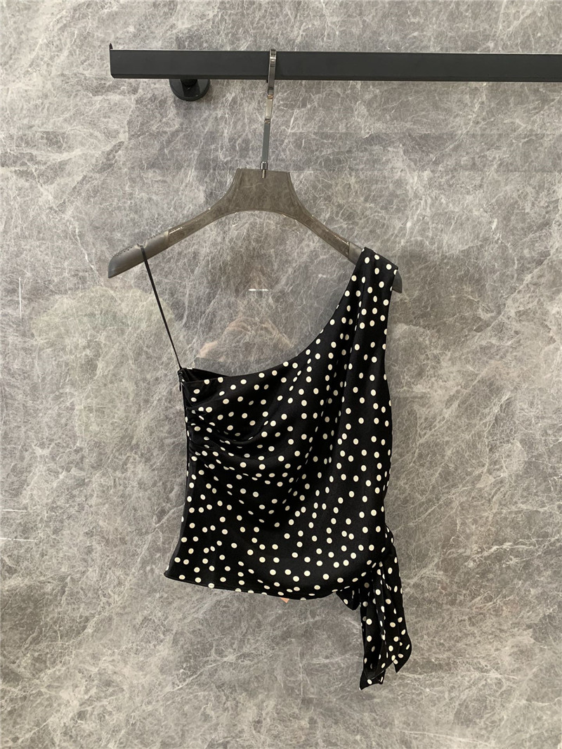 M1um1u lace-up vest top replica d&g clothing
