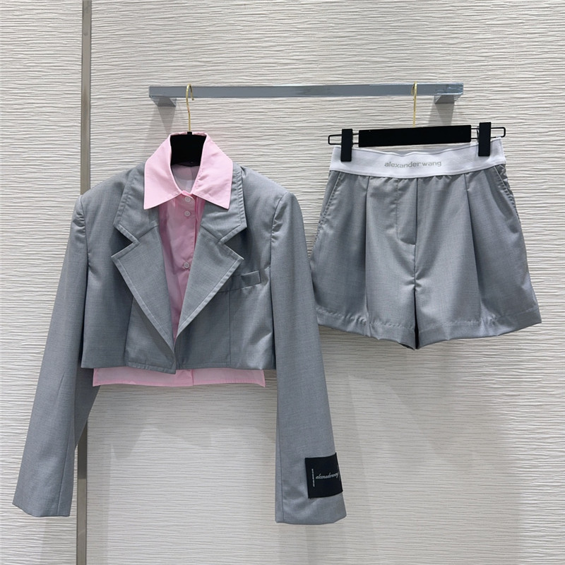A1exa*der wang classic fake two piece suit replicas clothes