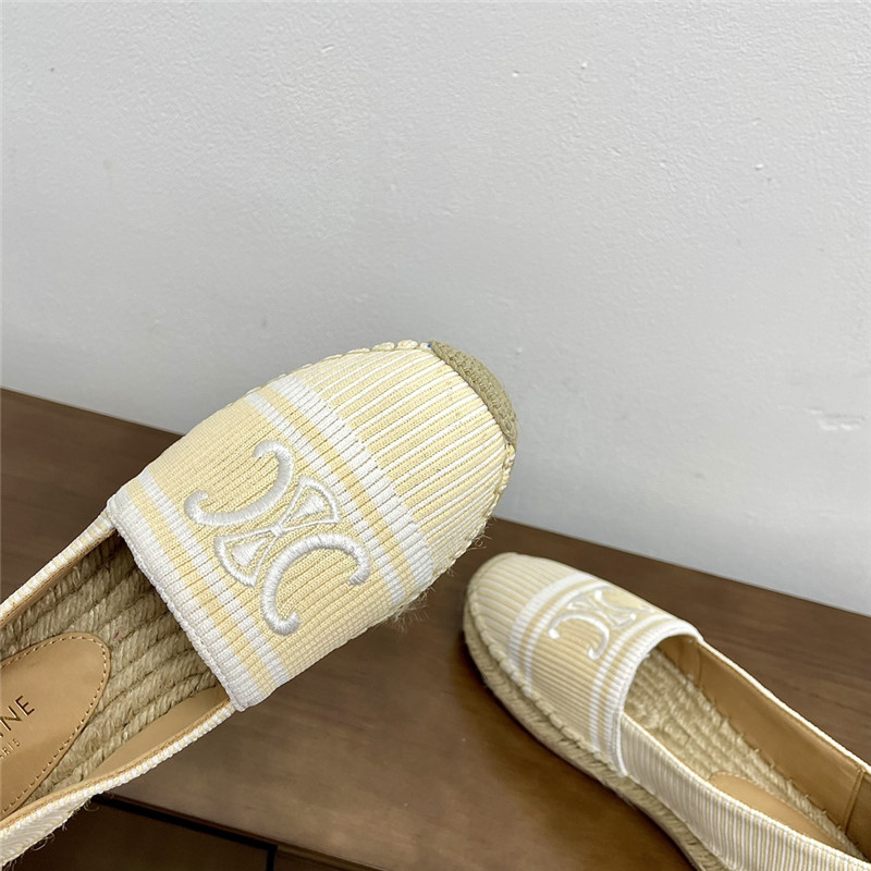 Ce1i*e les espadrilles in triomphe jacquard canvas beige