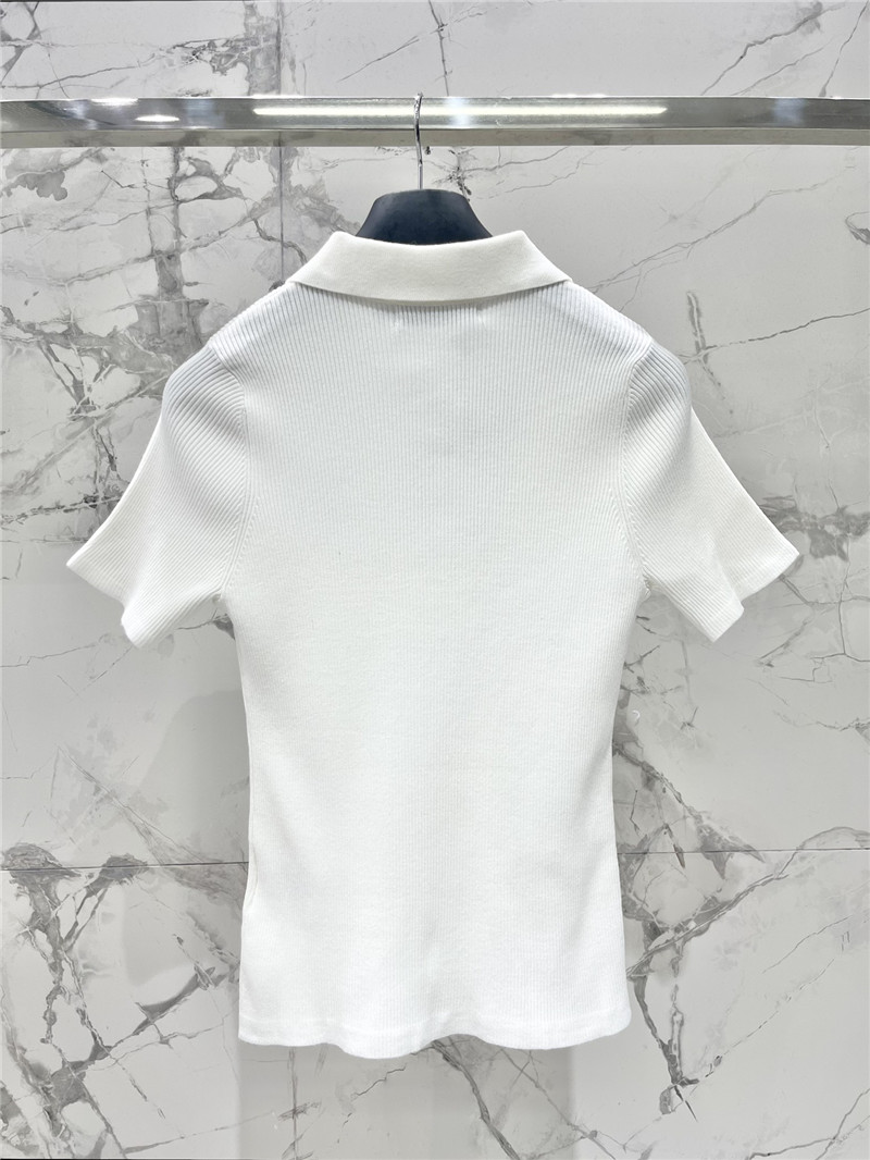 D10r lapel knitted short sleeve replica d&g clothing