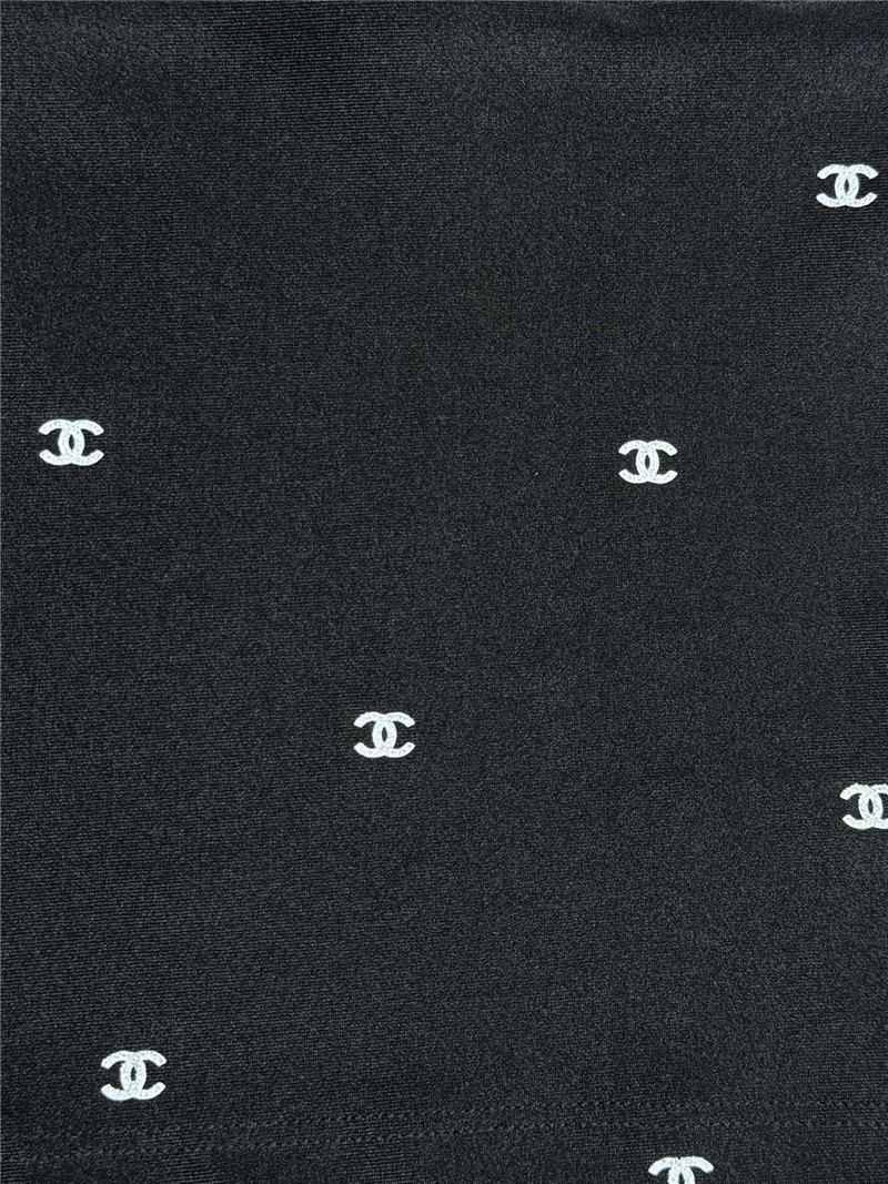 Ch**el full logo short sleeve replica clothing sites