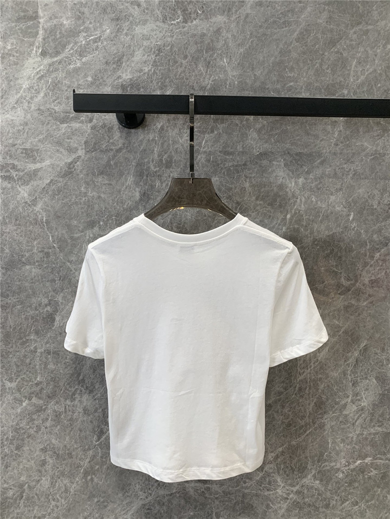 Y51 embroidered cropped t-shirt replica clothing sites