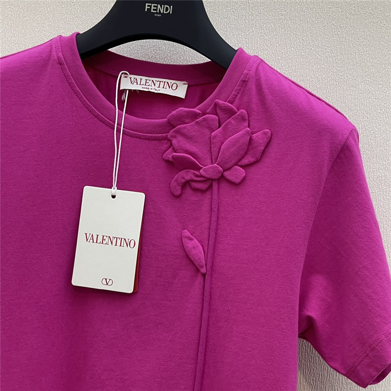 Va1e*ntin0 cotton t-shirt cheap replica designer clothes