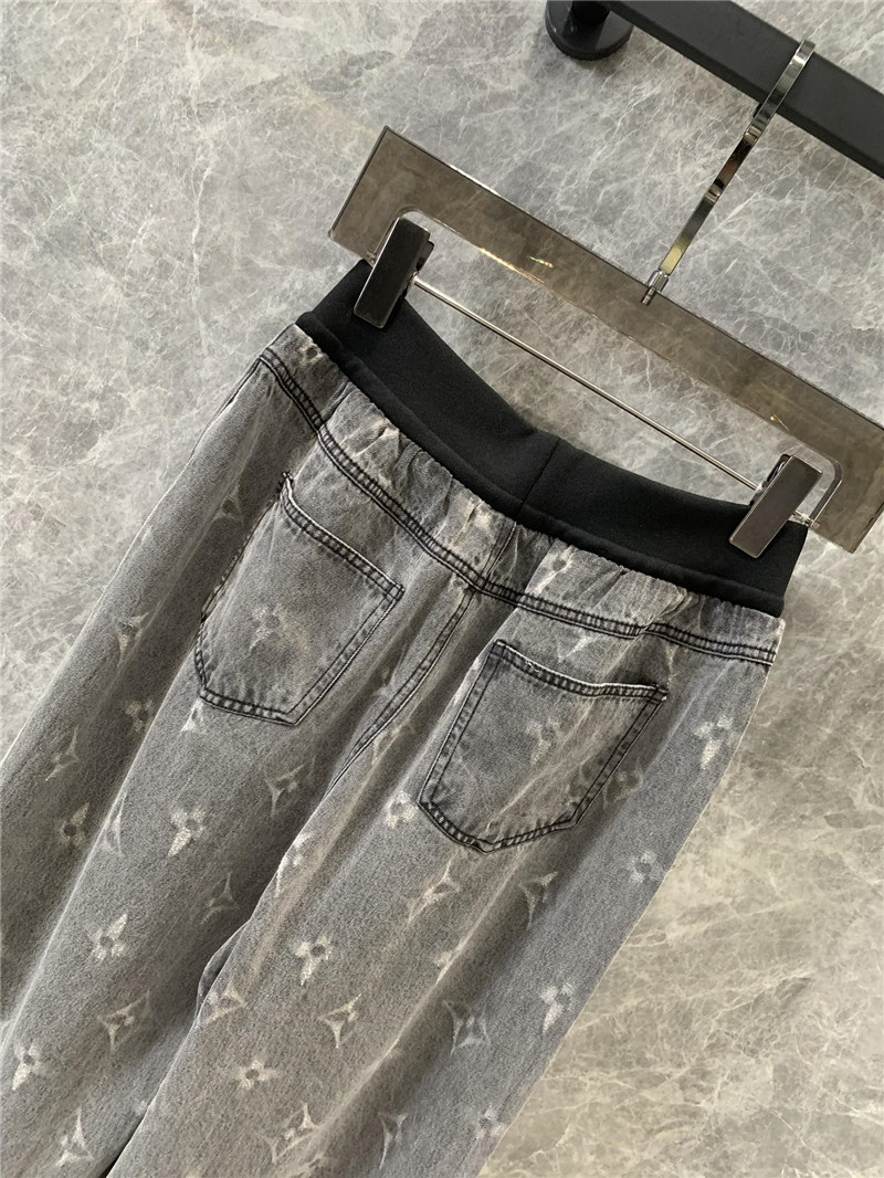l0vis Vvtt0n lv monogram tencel jeans replica clothing sites