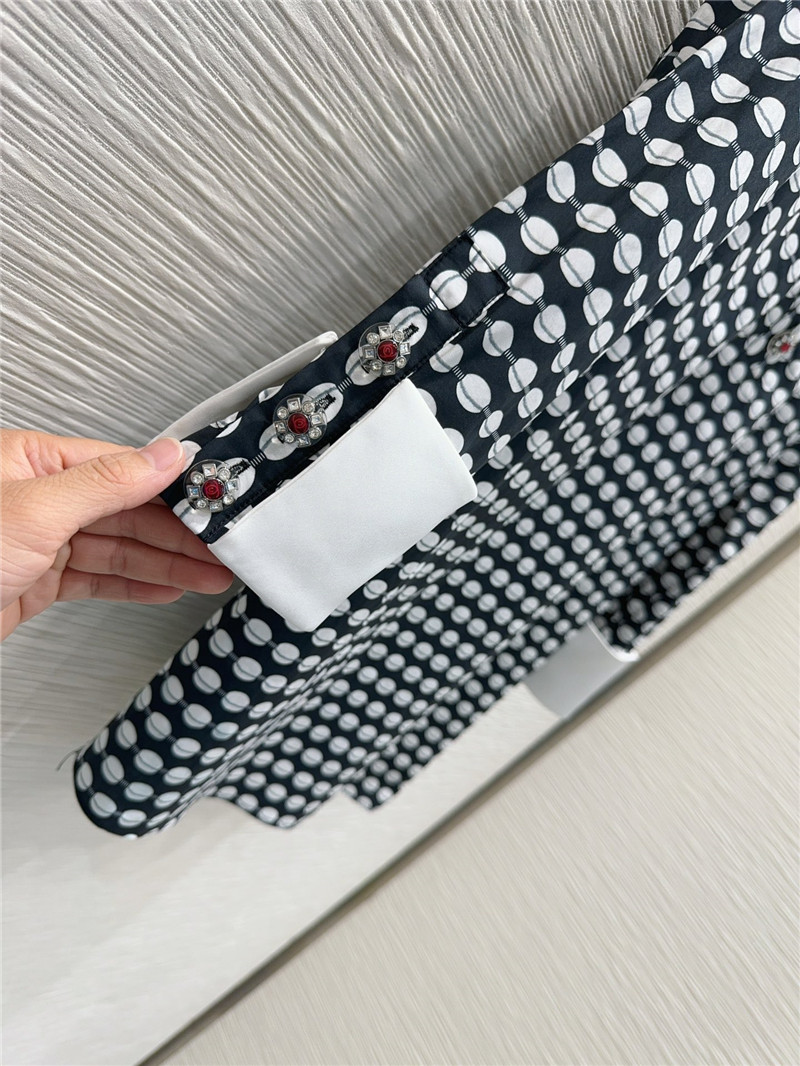 M1um1u polka dot french dress cheap replica designer clothes