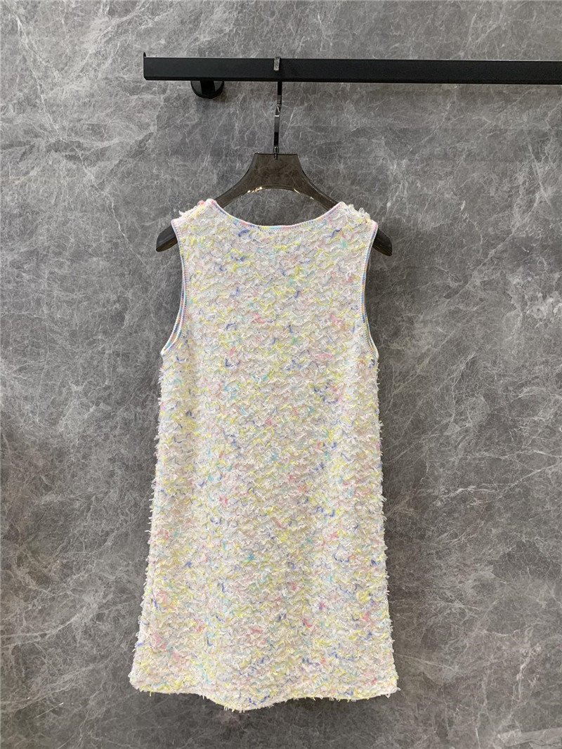 Ch**el light spinning knitted vest dress replica clothes