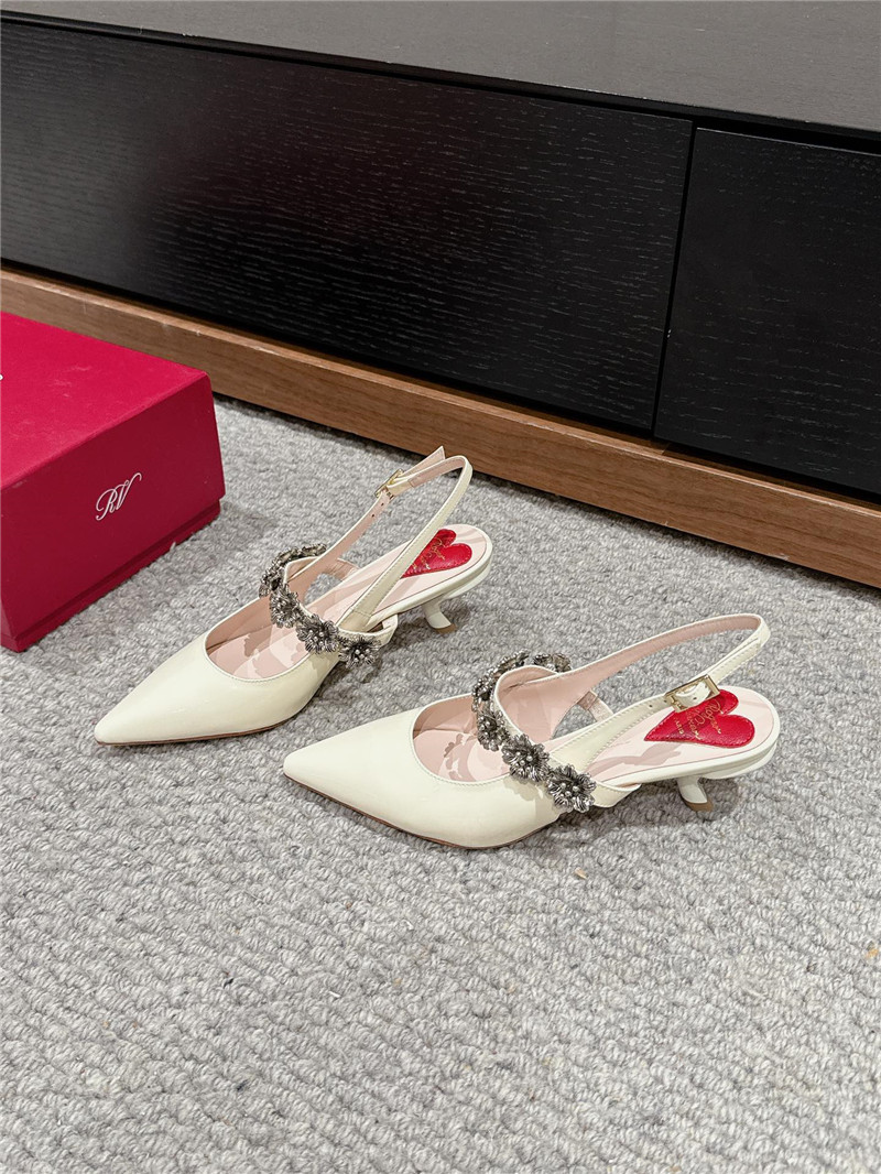 roger u1u1er efflorescence mary jane slingbacks in ivory