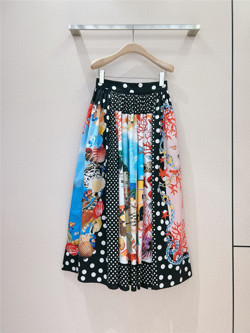 Dolce & Gabbana d&g holiday casual shell skirt replica clothing