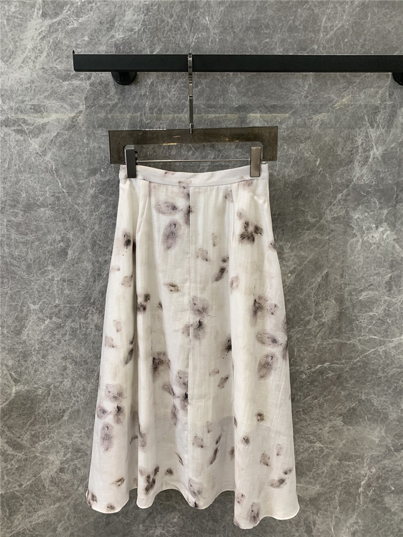 D10r chinese style printed skirt replica d&g clothing