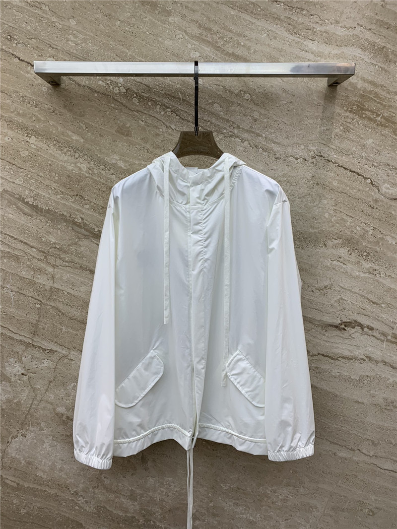 jil sander logo lettering print sun protection clothing replica clothing