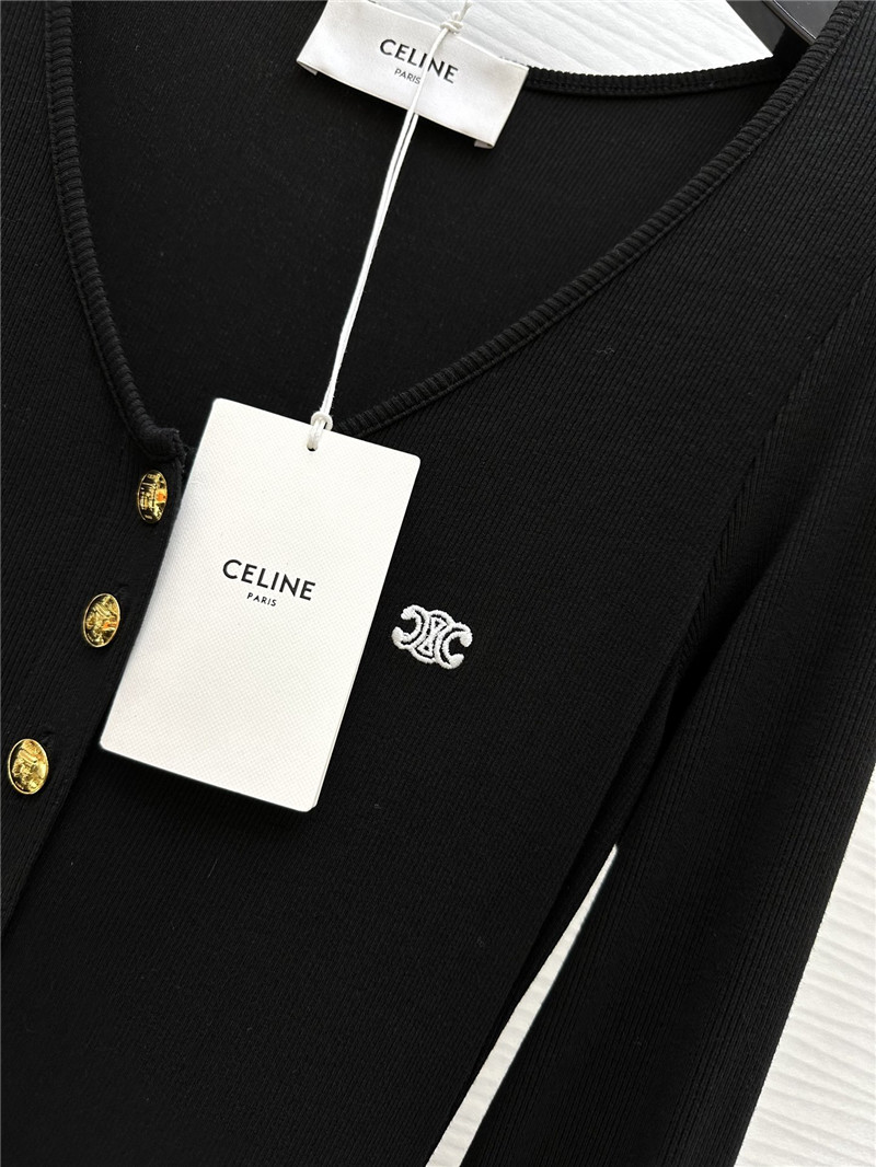 Ce1i*e u neck dress replica designer clothes