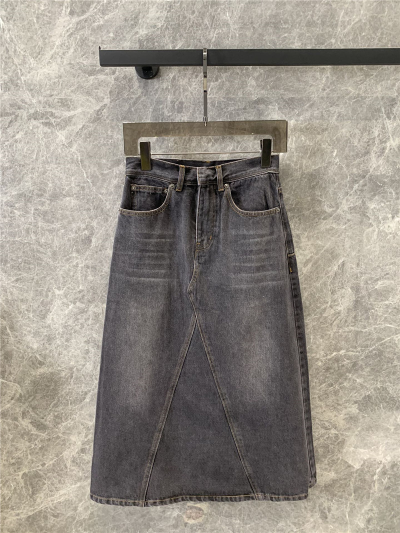 D10r stylish denim skirt replica designer clothes