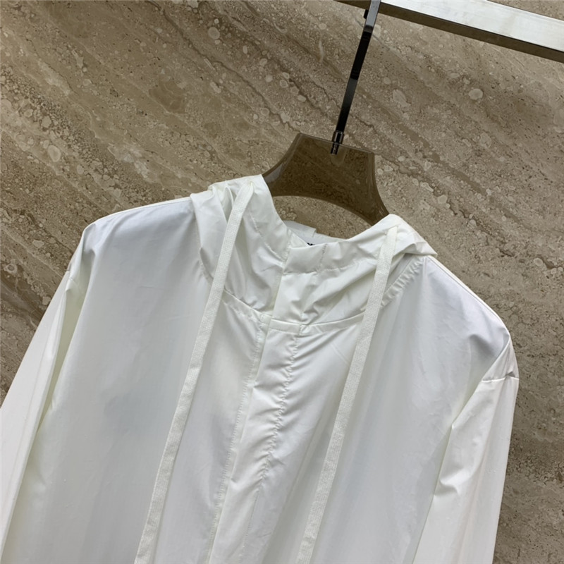 jil sander letter print sun protection clothing replica clothes